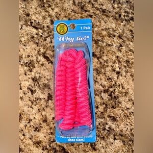 Pink Elastic Shoelaces